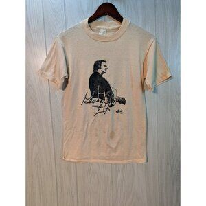 Vtg 80s George Jones 1984 Living Legend Tour FLAW Yellow Epic Records Single